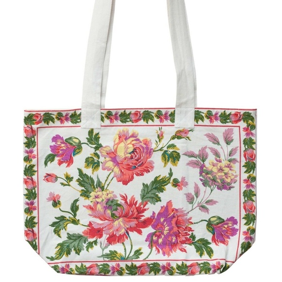 April Cornell Market Bag Tote Greta's Garden NWT - Picture 2 of 3